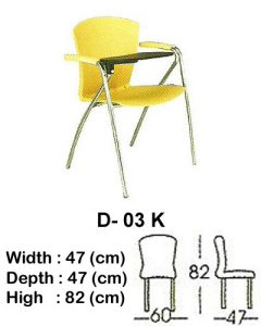 kursi kuliah indachi type d- 03 k