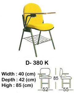 kursi kuliah indachi type d- 380 k