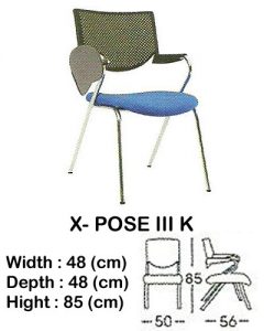 kursi kuliah indachi type x- pose III k