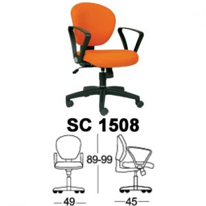 jual kursi staff & sekretaris chairman type sc 1508