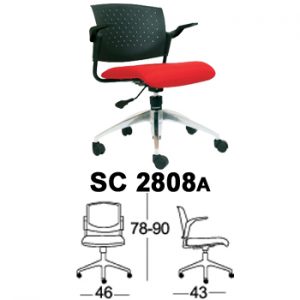 Jual kursi staff & sekretaris chairman type sc 2808a