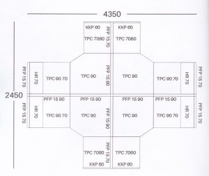 Partisi Kantor Uno 09 Series Premium 4 Staff.