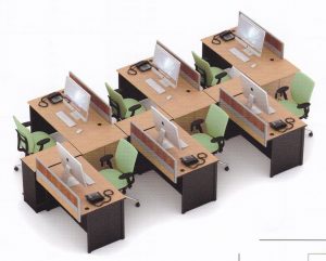 Partisi Kantor uno 08 Series Slim 06 Staff