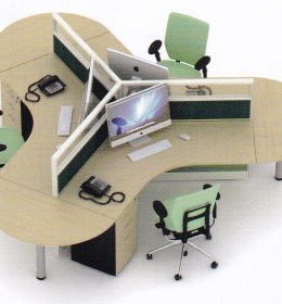 Partisi Kantor Uno 3 Staf