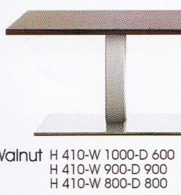 Meja Bulat Indchi CTC-Walnut