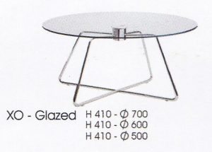 meja Bulat Indachi XO - Glazed