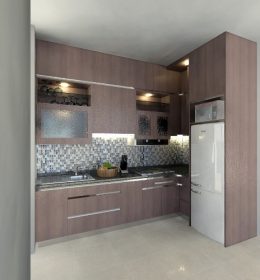 Jasa pembuatan kitchen set apartment