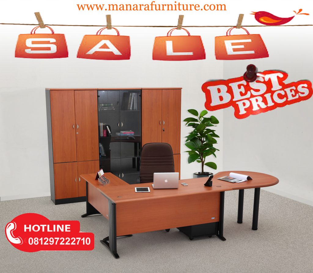 Jual meja kantor manager murah