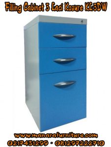 Harga Filling Cabinet 3 laci KOZURE-KL-3DW