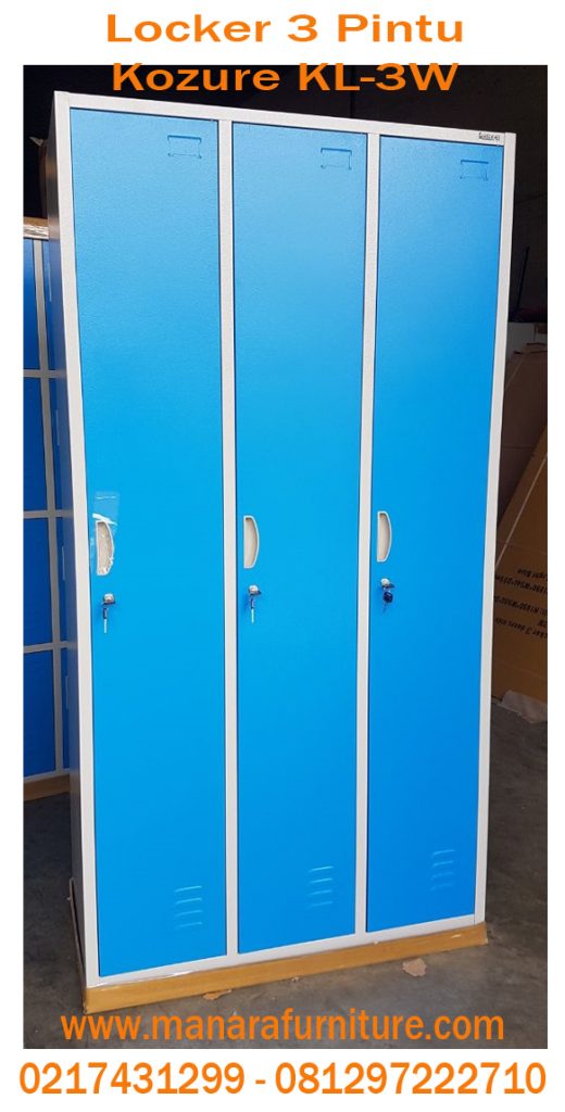 Loker 3 Pintu Kozure KL-3-W Harga Murah