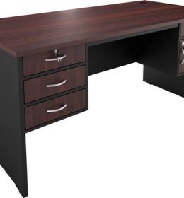 Jual meja kantor orbitrend NST-1080 red mahogany harga murah