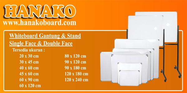 Jual papan tulis whiteboard harga murah