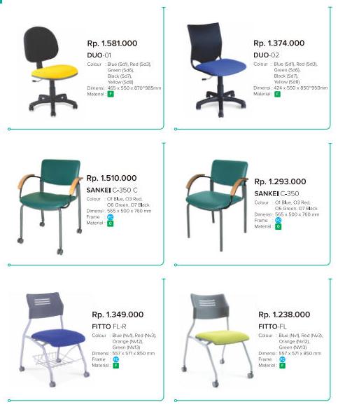 Jual Kursi Kantor Chitose Jakarta Murah