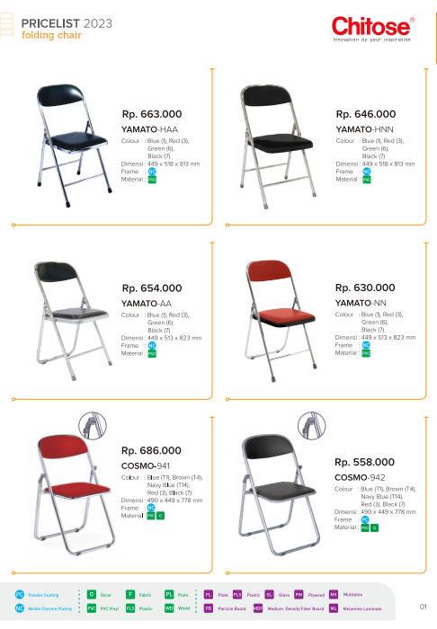 Jual Kursi Kuliah Chitose