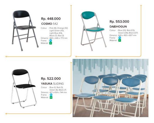 Jual Kursi Kuliah Kampus Chitose