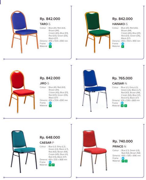 Jual Kursi Susun Chitose Murah